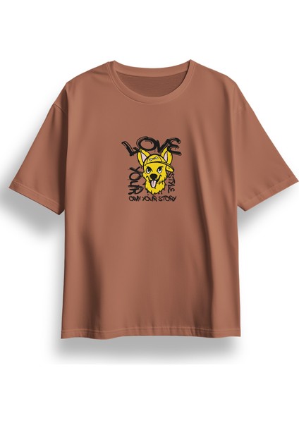 Oversize Your Style Baskılı Tshirt