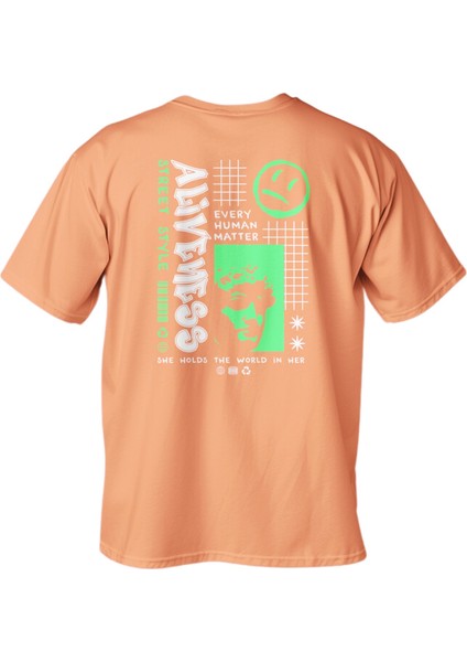 Regular Aliveness Baskılı T-Shirt fiyatları