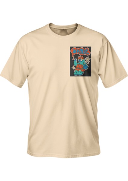 Regular Dont Smoke Baskılı T-Shirt