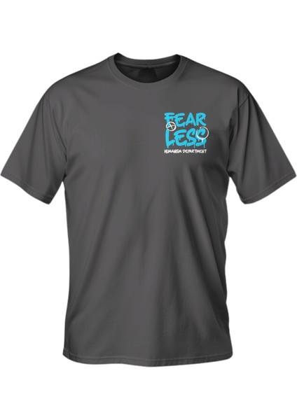 Regular Fearless Baskılı T-Shirt