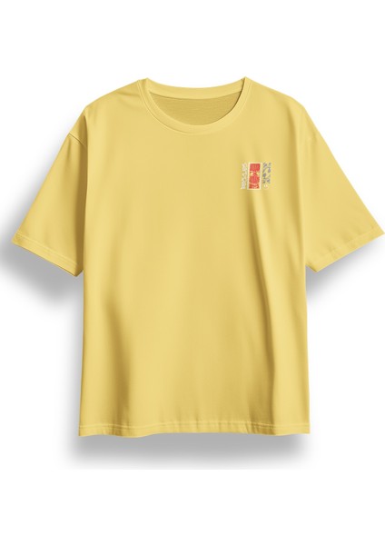Oversize Reckless Baskılı Tshirt