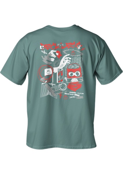 Regular Reckless Baskılı T-Shirt