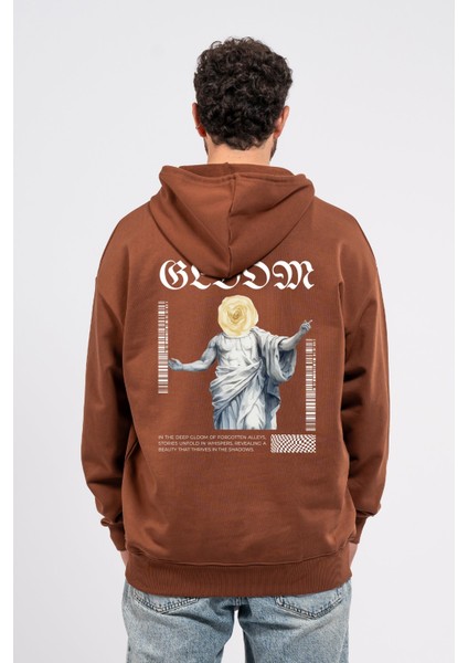 Oversize Sırtta Bloom Baskılı Hoodie fiyatları