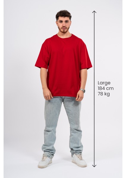 Oversize Mind Of World Baskılı Tshirt modelleri