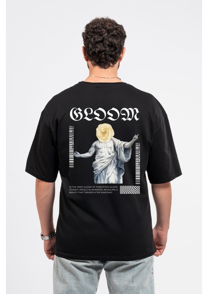 Oversize Sırtta Bloom Baskılı Tshirt fiyatları