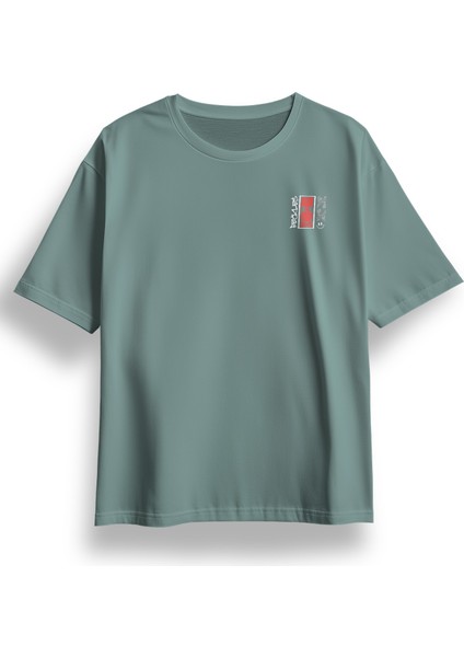Oversize Reckless Baskılı Tshirt