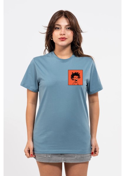 Regular Curly Man Baskılı Tshirt