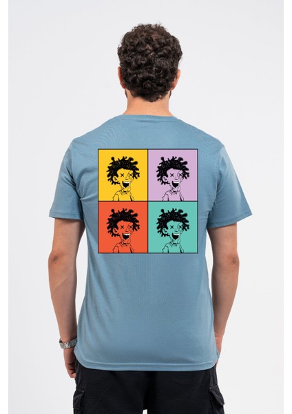 Regular Curly Man Baskılı Tshirt