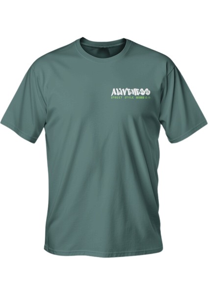Regular Aliveness Baskılı T-Shirt