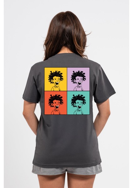 Regular Curly Man Baskılı Tshirt modelleri