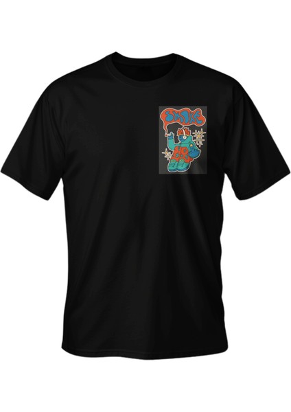 Regular Dont Smoke Baskılı T-Shirt