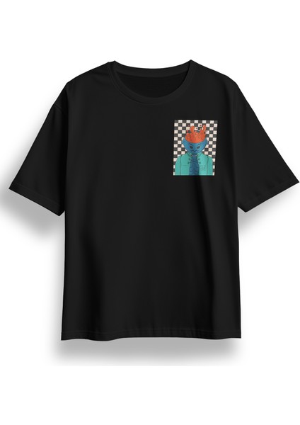 Oversize Göğüste Be Furious Baskılı Tshirt fiyatları