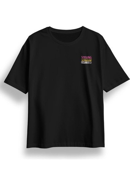 Oversize Seeking Baskılı Tshirt fiyatları