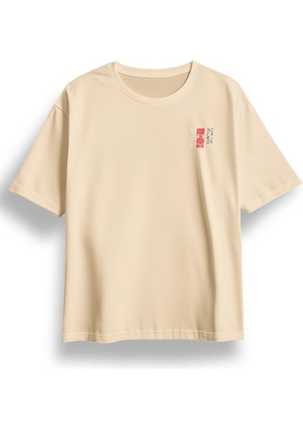 Oversize Reckless Baskılı Tshirt