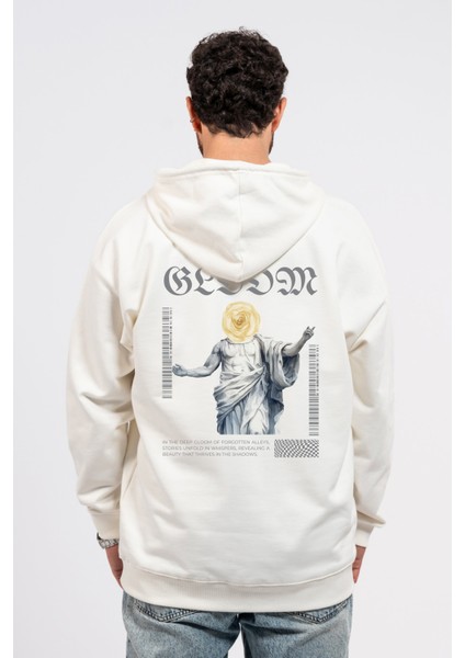 Oversize Sırtta Bloom Baskılı Hoodie fiyatları