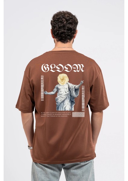 Oversize Sırtta Bloom Baskılı Tshirt fiyatları