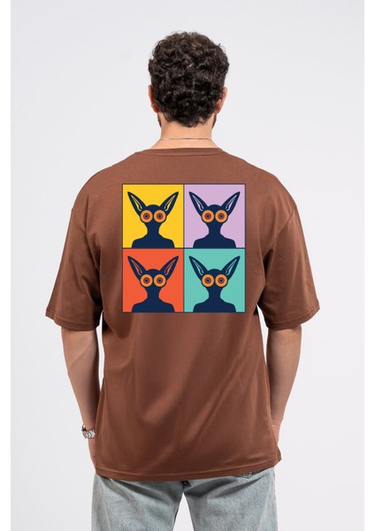 Oversize Darko Baskılı Tshirt