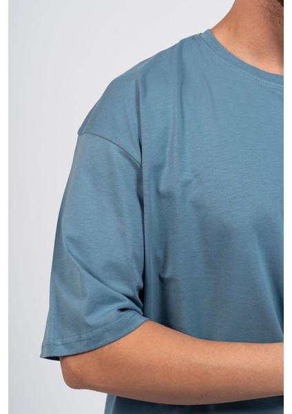 Oversize Like Flower Baskılı Tshirt