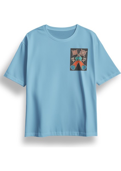 Oversize Street Game Baskılı Tshirt