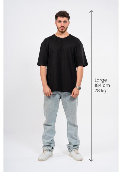 Oversize Skateboarding Baskılı Tshirt