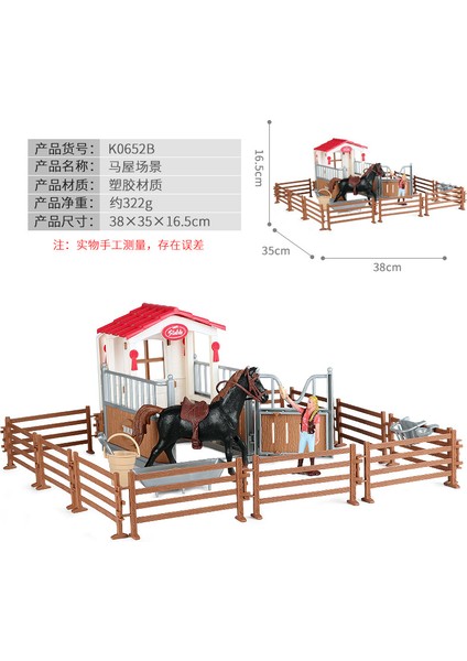 Simülasyon Hayvan Modeli Çiftlik Seti (Yurt Dışından)