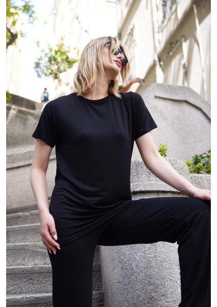 Tunik & Pantolon Takım-Siyah fırsatları