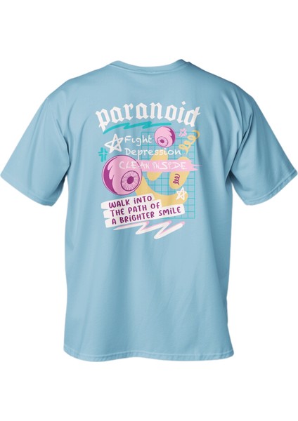 Regular Paranoid Baskılı T-Shirt