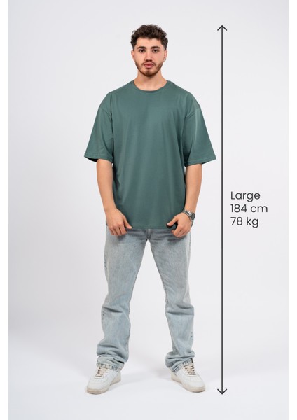 Oversize Street Stars Baskılı Tshirt