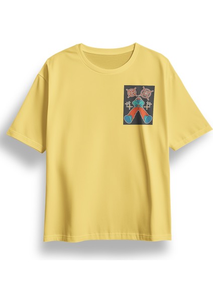 Oversize Street Game Baskılı Tshirt
