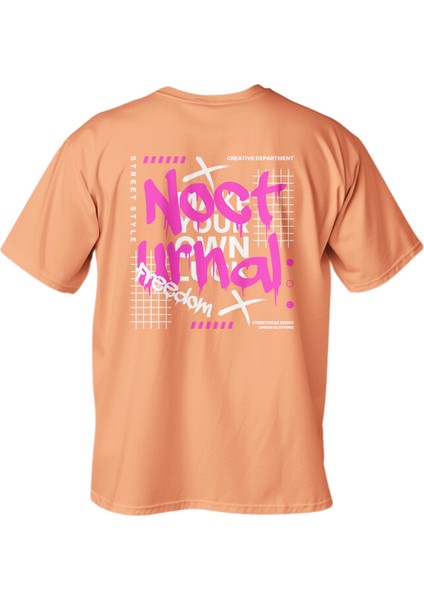 Regular Nocturnal Baskılı T-Shirt