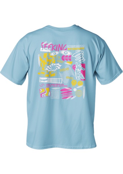 Regular Seeking Baskılı T-Shirt