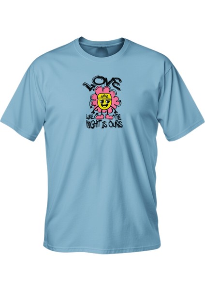 Regular Like The Flower Baskılı T-Shirt