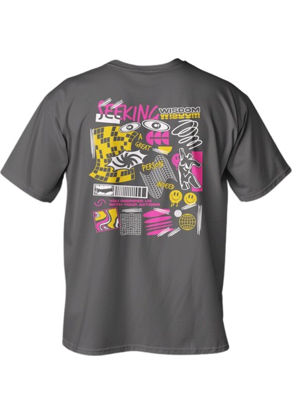 Regular Seeking Baskılı T-Shirt