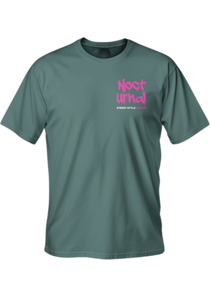 Regular Nocturnal Baskılı T-Shirt