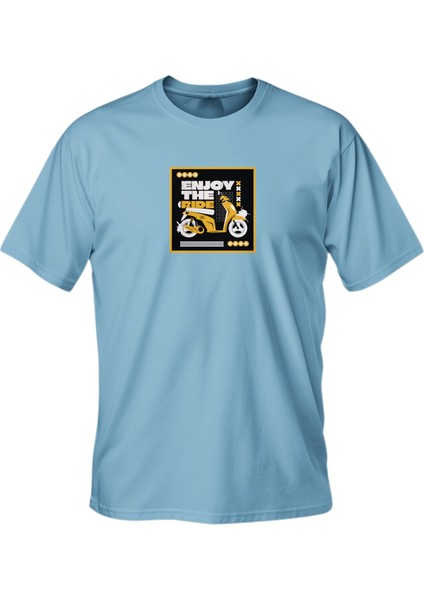 Regular Enjoy The Ride Baskılı T-Shirt