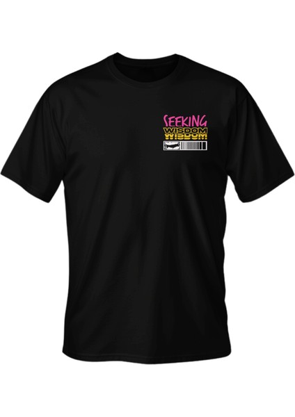 Regular Seeking Baskılı T-Shirt