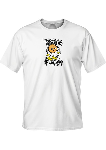Regular Street Culture Baskılı T-Shirt