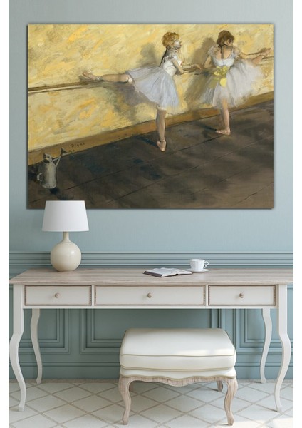 Nazenin Design Edgar Degas Dancers In Barre Kanvas Tablo