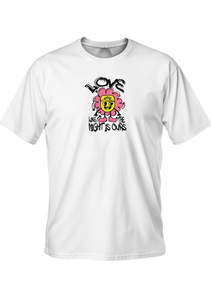 Regular Like The Flower Baskılı T-Shirt