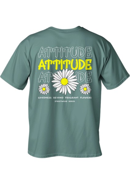Regular Attitude Baskılı T-Shirt
