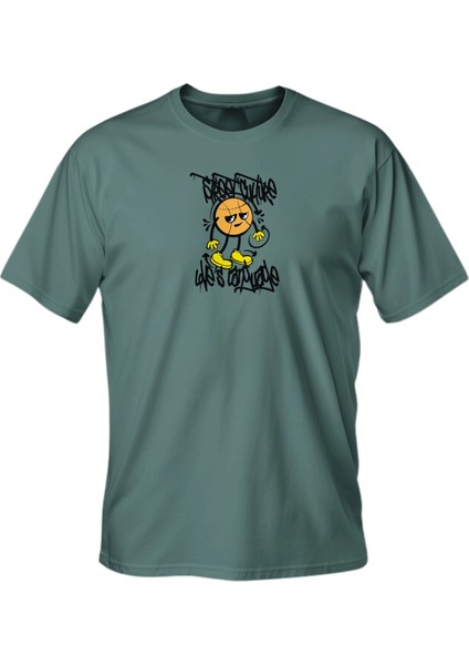 Regular Street Culture Baskılı T-Shirt