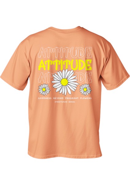 Regular Attitude Baskılı T-Shirt