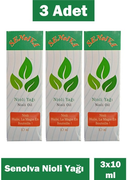 Nioli Yağı 100 ml 3 Adet
