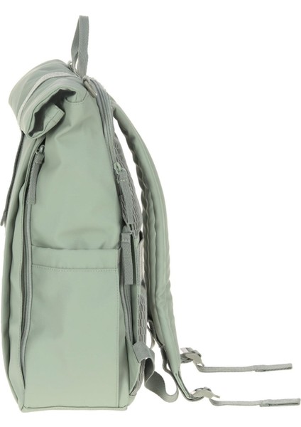 Rolltop Up Bebek Bakım Sırt Çantası Silver Green modelleri