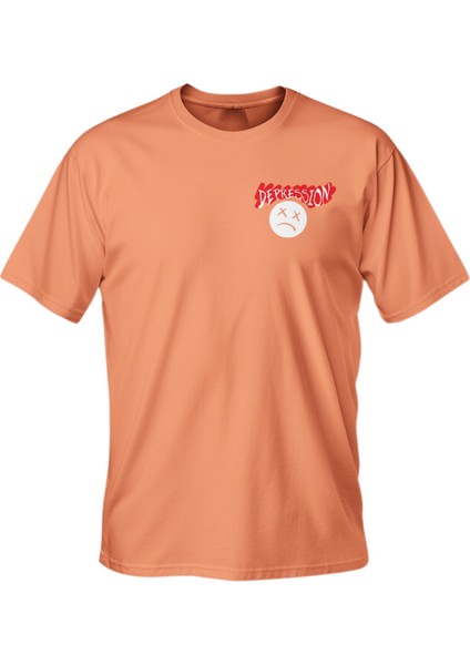 Regular Depression Baskılı T-Shirt fiyatları