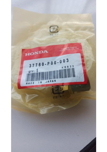 Honda Accord Civic Fan Müşürü 37760-P00-003 Orijinal Radyatör Soğutma Fanı Anahtarı 37760-P00-003 F/s Honda modelleri