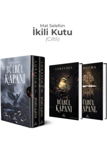 Bülbül Kapanı 1, 2 Saka ve Sanrı 1, 2 Loresima ve Maral Atmaca 4 Kitap Ciltli Kutulu Set fiyatları