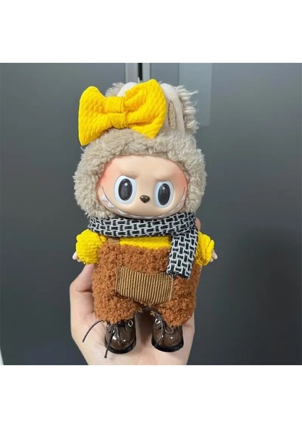 Mini Peluş Doll's Goods Giyim Kıy Aksesuarları 17 cm V1 V2 Nadas Set Giyim Hediye Renk: A1-427/BOYUT: Bebek Yok (Yurt Dışından)