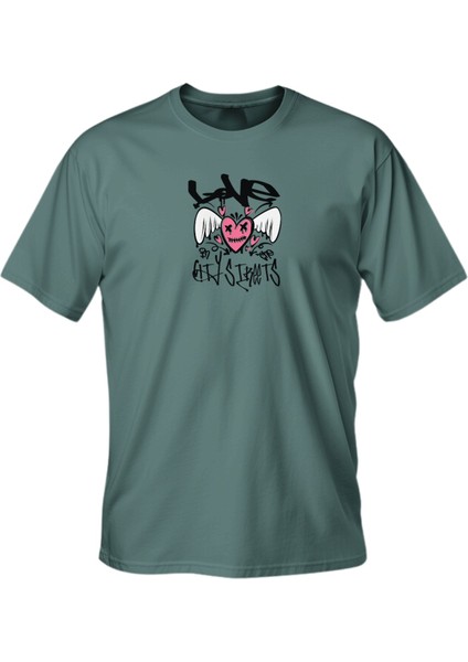 Regular City Streets Baskılı T-Shirt