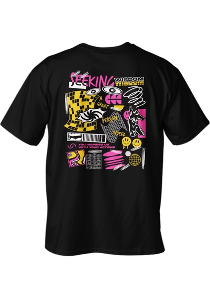 Regular Seeking Baskılı T-Shirt